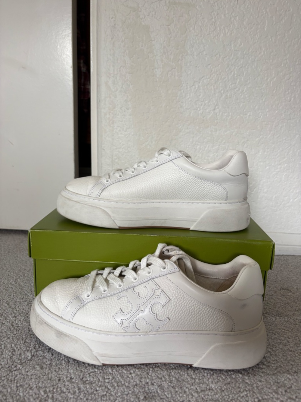 Tory Burch color block platform sneakers - Picture 5 of 7